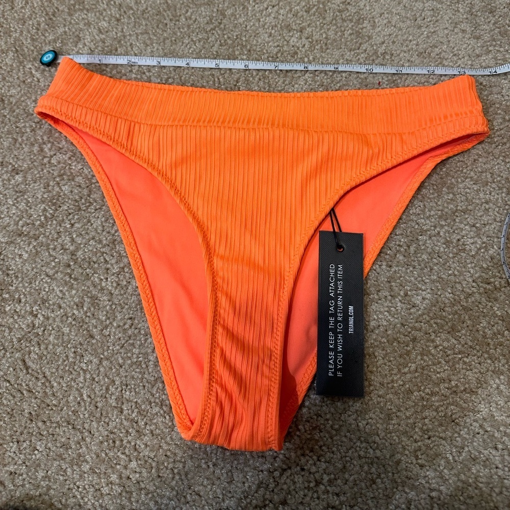 NWT Triangl Bikini Bottom Orange Size L - Picture 6 of 10